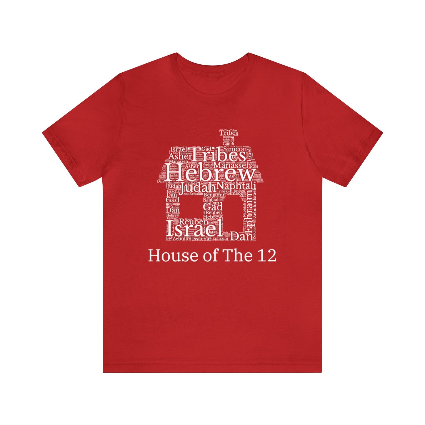 House of the 12 tribes of Israel, Unisex  inspirational gift tee, Hebrew shirt, Christian tshirt,  Israelite tee, Jesus tshirt, Bible tshirt, Passover tee