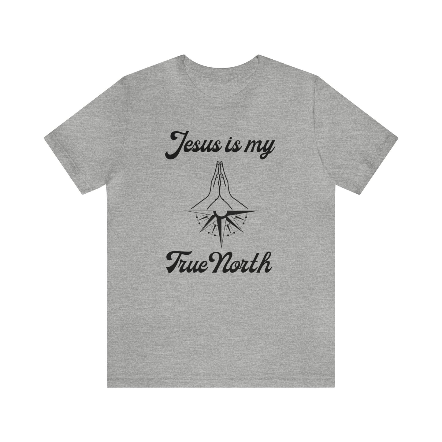 Jesus  my true north religious tshirt, gift for husband, wife, father,  Baptism, faith tee, outdoors tee, Hiking tee, compass shirt Christian shirt , camping tee gift, Canada day  tee gift