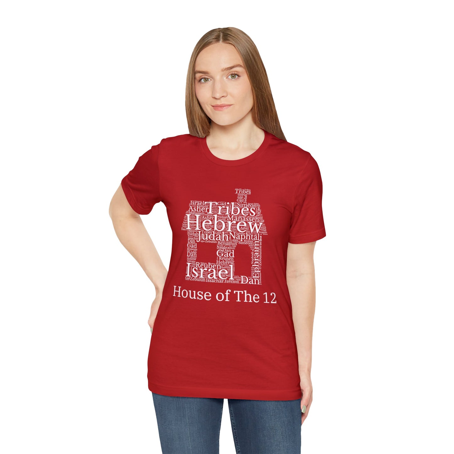 House of the 12 tribes of Israel, Unisex  inspirational gift tee, Hebrew shirt, Christian tshirt,  Israelite tee, Jesus tshirt, Bible tshirt, Passover tee