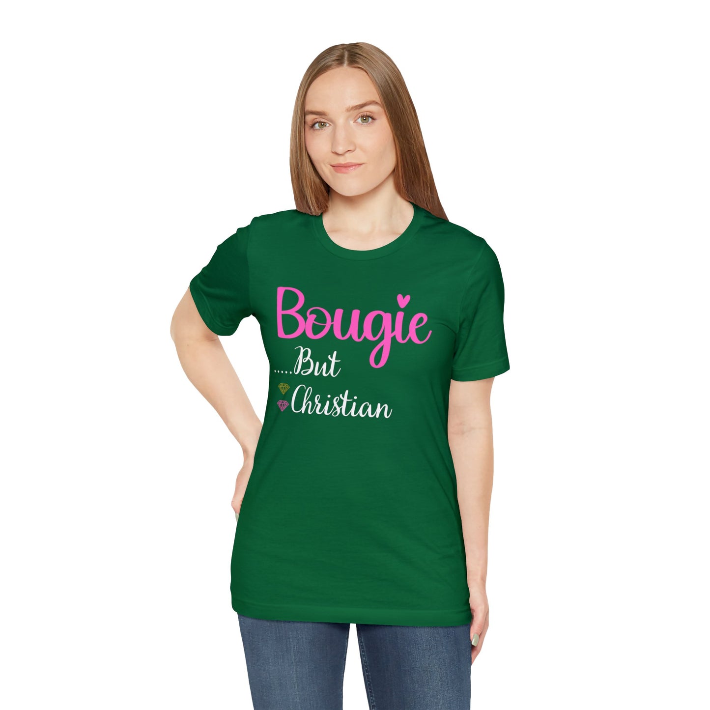 Bougie but Christian tshirt, gift for mom, church member gift, funny religious graphic tee, motivational tee, birthday tshirt