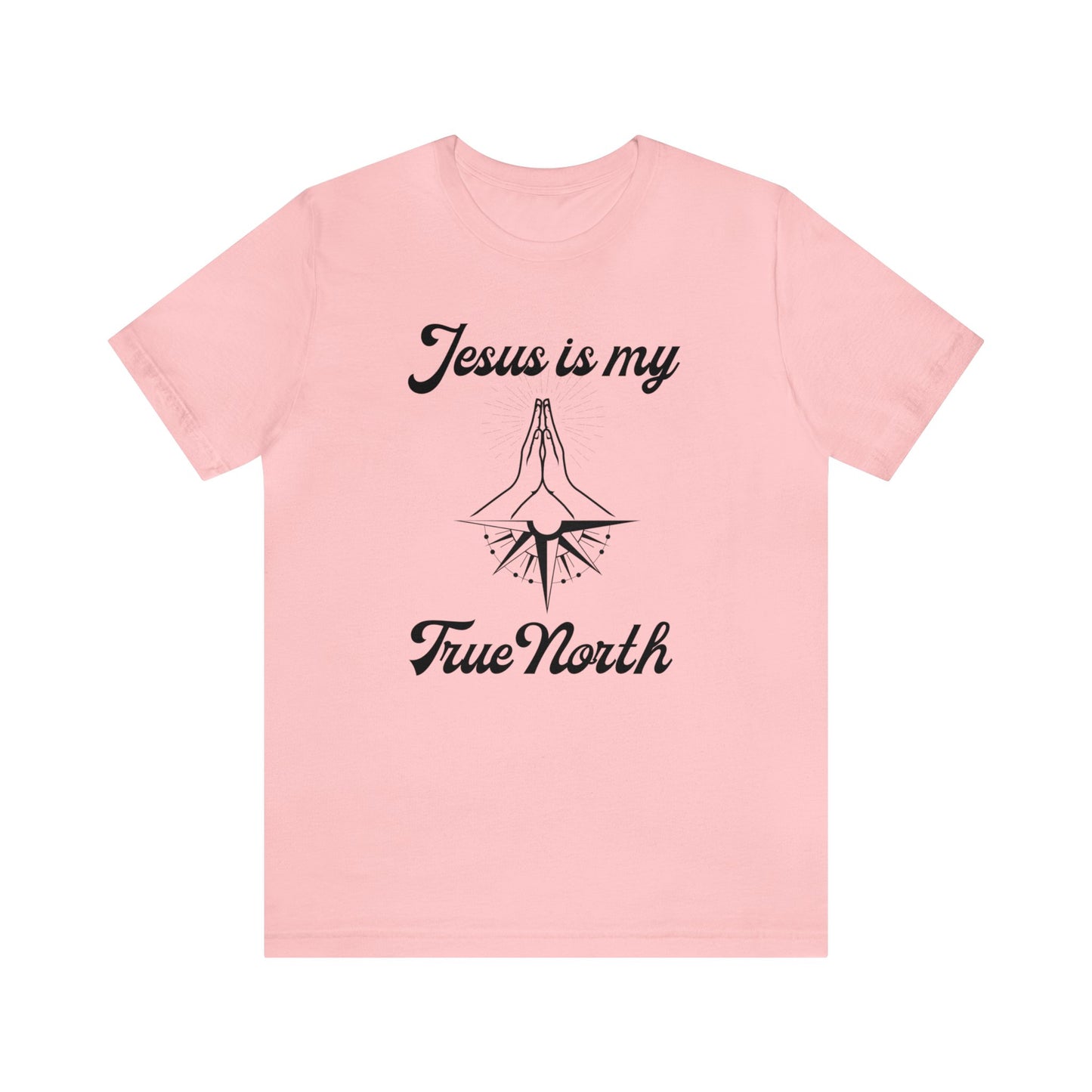 Jesus  my true north religious tshirt, gift for husband, wife, father,  Baptism, faith tee, outdoors tee, Hiking tee, compass shirt Christian shirt , camping tee gift, Canada day  tee gift