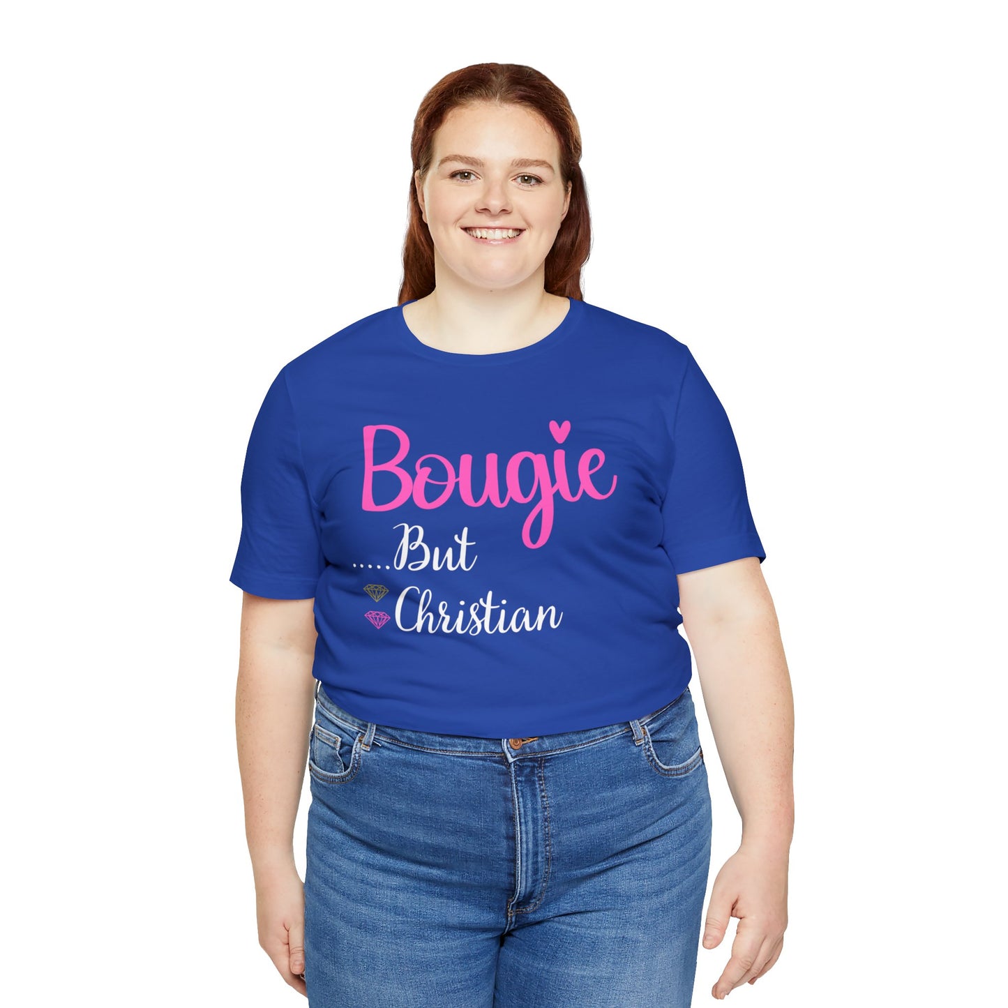 Bougie but Christian tshirt, gift for mom, church member gift, funny religious graphic tee, motivational tee, birthday tshirt