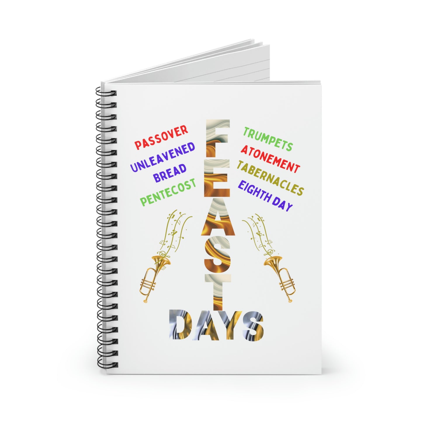 Religious Notebook - Feast Days Christian journal, gift for Scripture notes, Prayer and affirmation dairy