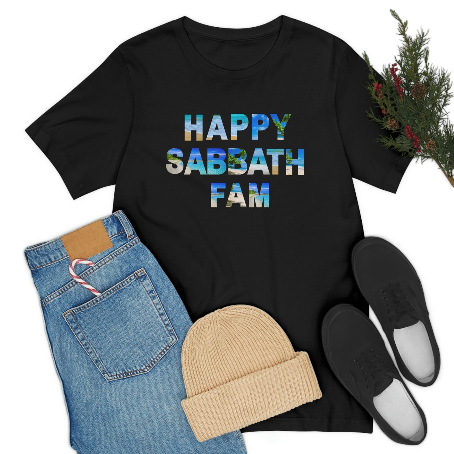 Happy Sabbath Fam Religious t-shirt, Christian gift tee, Hebrew tshirt, Sabbath tee, Family graphic tee , Israelite tshirt, 4th Commandment tee, 7th Day tshirt gift for mom or dad