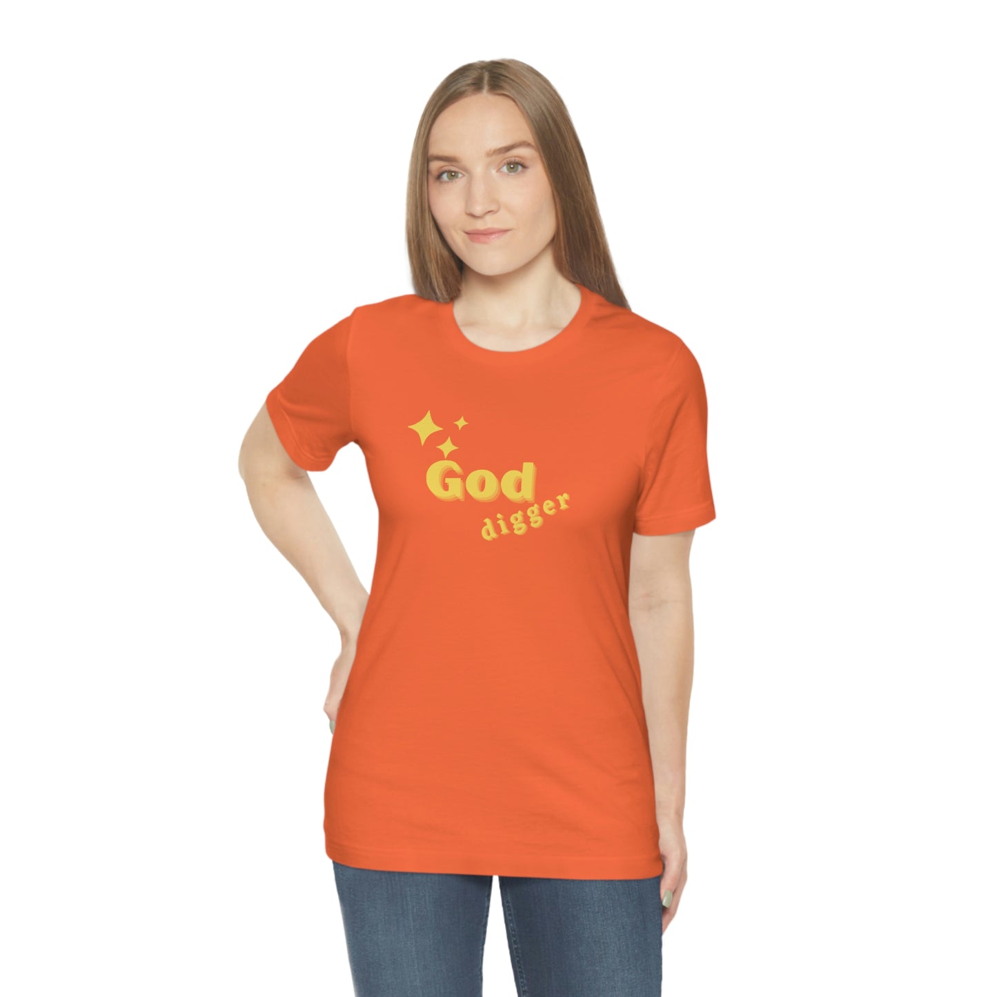 God Digger-Christian tee, Jesus shirt, Inspirational tshirt, Bible gift, faith tee, funny religious tee , believers gift tee