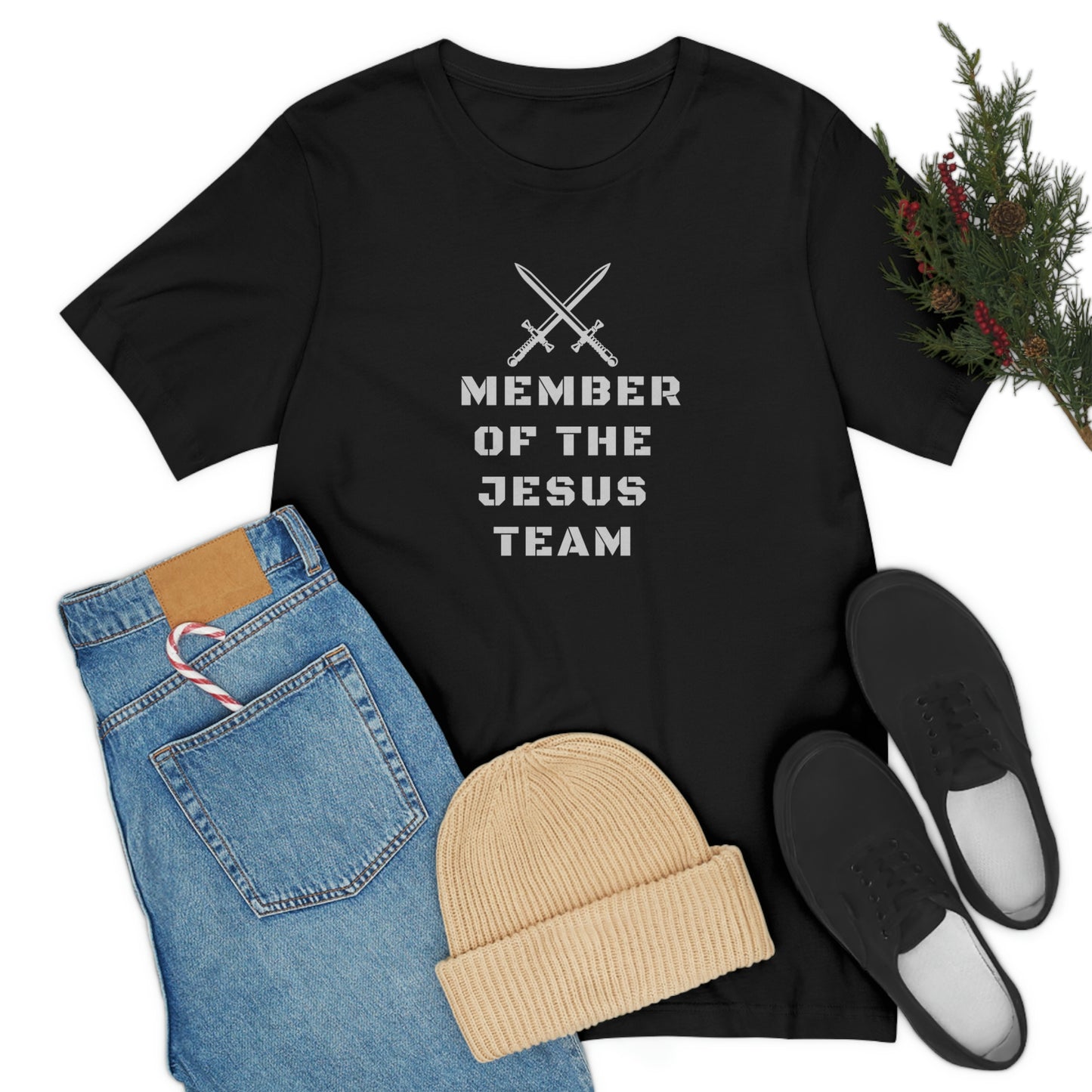 Member of the Jesus team Christian tshirt, team gift, Inspirational t-shirt, Bible tee, Jesus tshirt