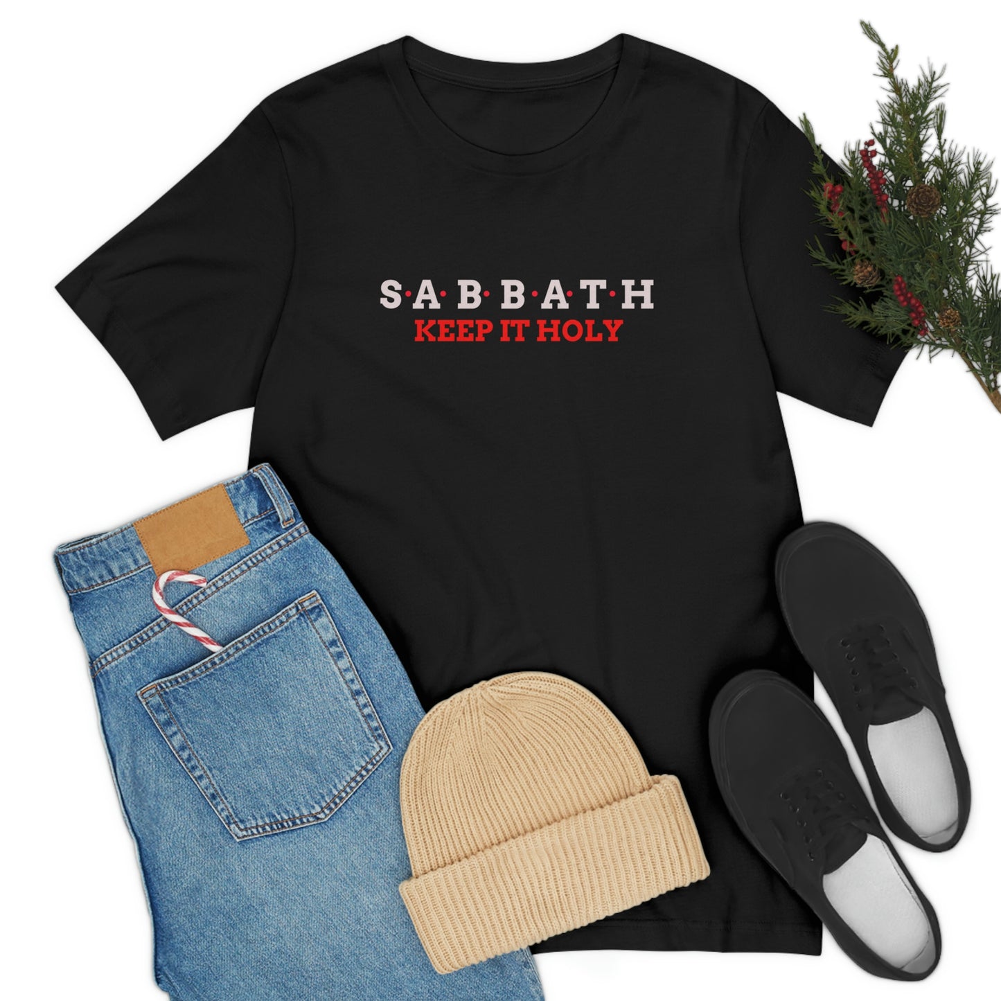 Sabbath Keep it Holy- Christian Sabbath Keepers tee, Hebrew t-shirt, Israelite tee, 4th Commandment tshirt, Royal Law tshirt, religious gift, day of rest tshirt, family tee