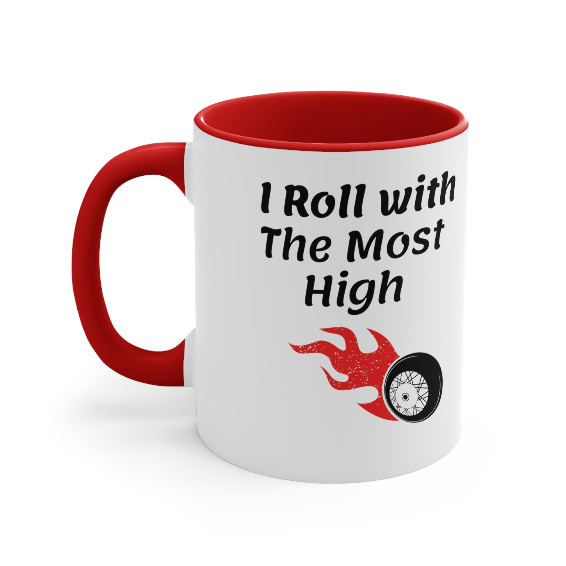 coffee mug for Christians that reads "I roll with The Most High"*** See Matching Tee, gift for Bible teacher, Baptismal gift, student gift, graduation gift, 