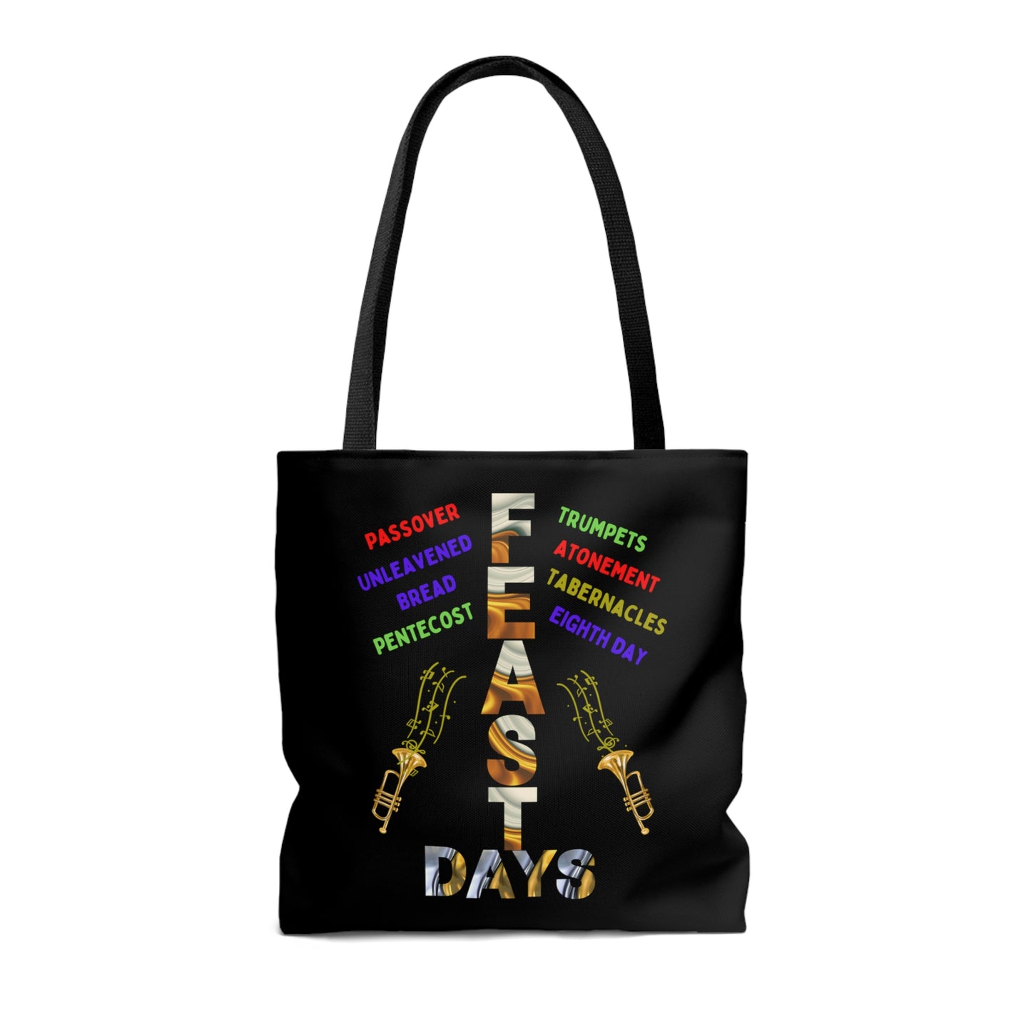 Christian Tote Bag- Feast Days, Christian Bible Feast Days tote bag, gift for him or her, pastor gift bag, church bag, Hebrew Feast tote