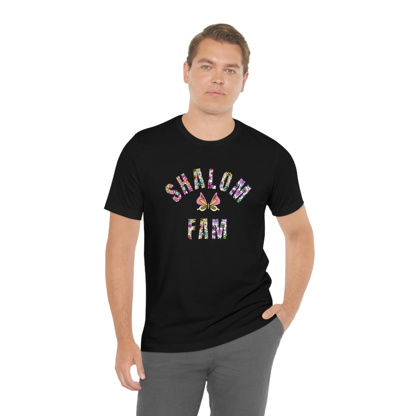 Shalom Fam-Christian inspirational tee, Hebrew shirt, Israelite tshirt, Peace tee, Motivational tshirt, Peace gift, butterfly lovers tshirt gift