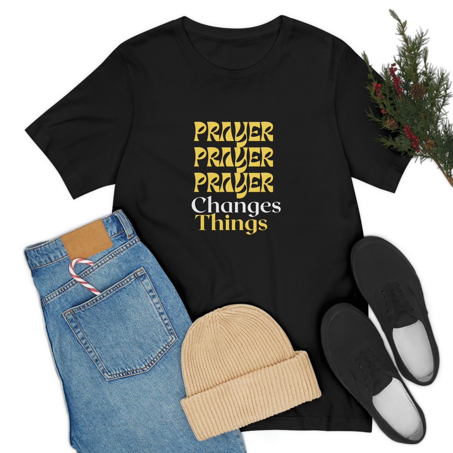 Prayer Changes Things- Christian prayer tee, Inspirational t-shirt, motivational tshirt, mental health awareness