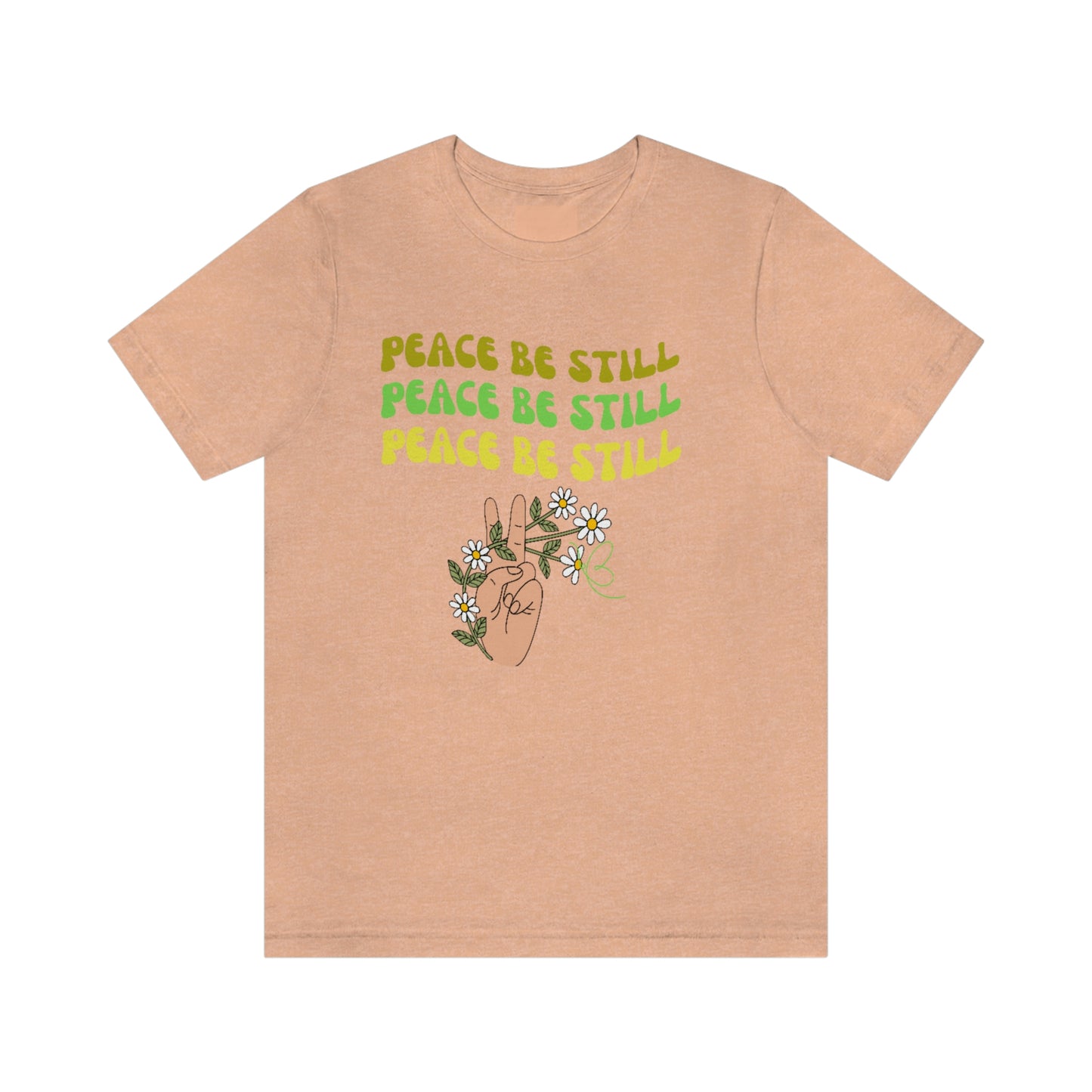 Peace be Still -Christian tee gift, Peace tee, peace sign tshirt, Religious tshirt for women, Bible gift, Jesus peace tshirt