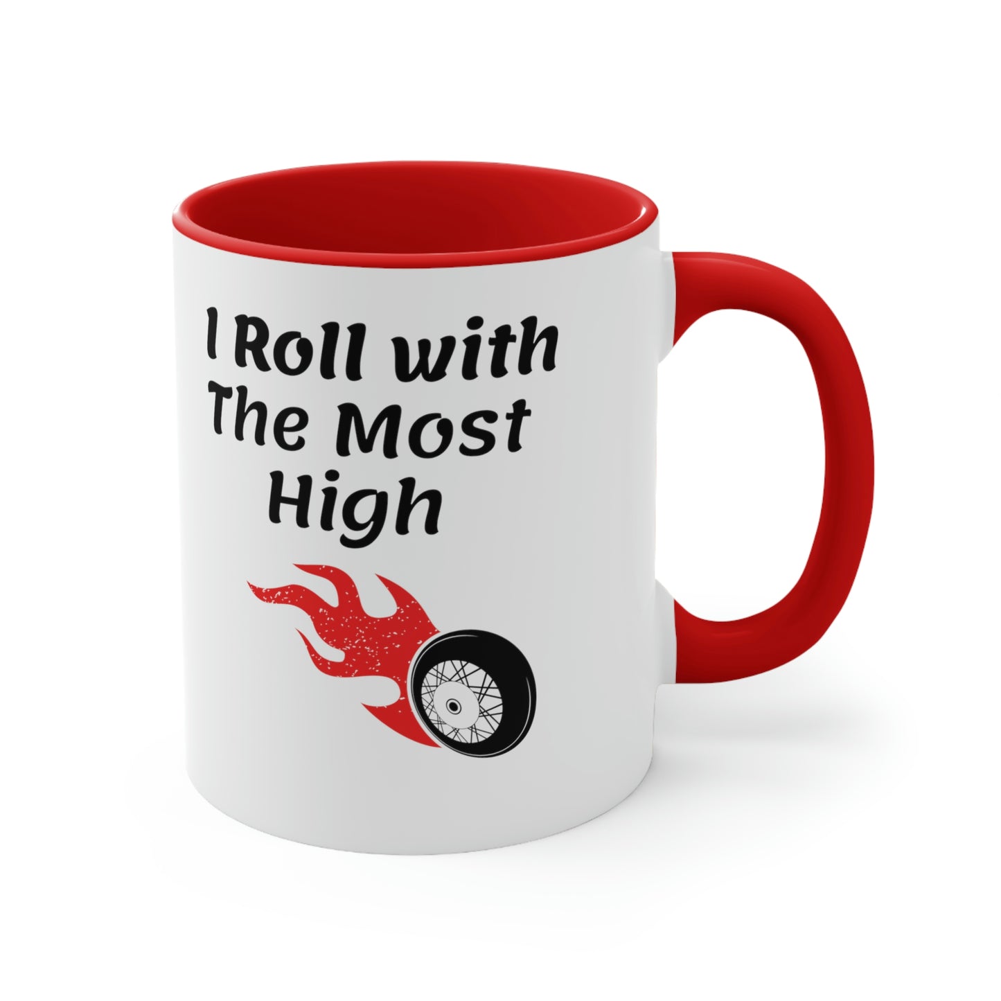 Christian Mug- I Roll with the Most High, Religious gift mug, skate mug