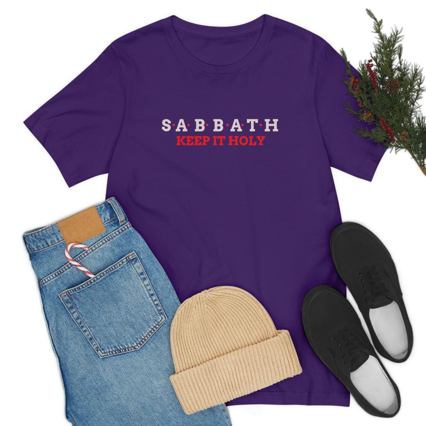 Sabbath Keep it Holy- Christian Sabbath Keepers tee, Hebrew t-shirt, Israelite tee, 4th Commandment tshirt, Royal Law tshirt, religious gift, day of rest tshirt, family tee