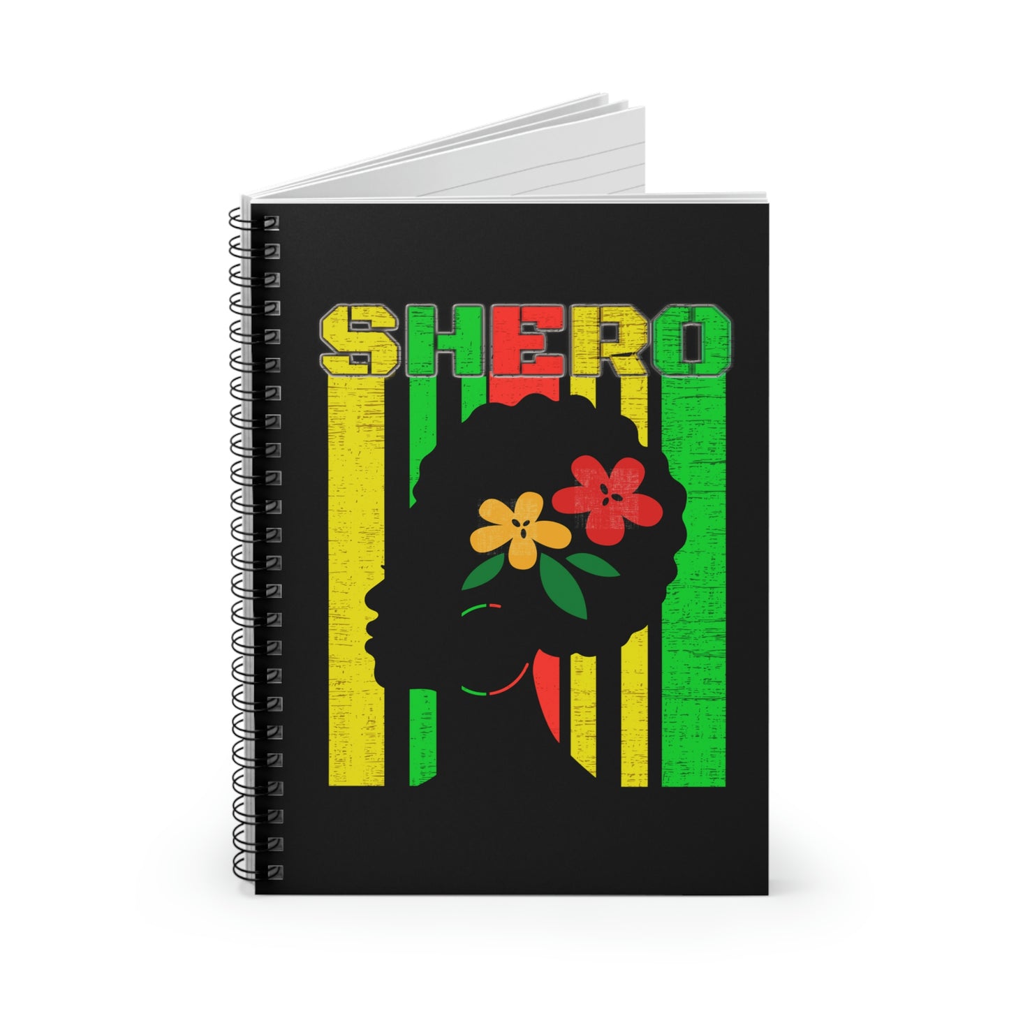 Religious Notebook - SHERO-Natural Hair Stylist gift journal, Salon office decor gift, Inspirational notebook for Cosmetology students, and gift for Natural Hair enthusiasts