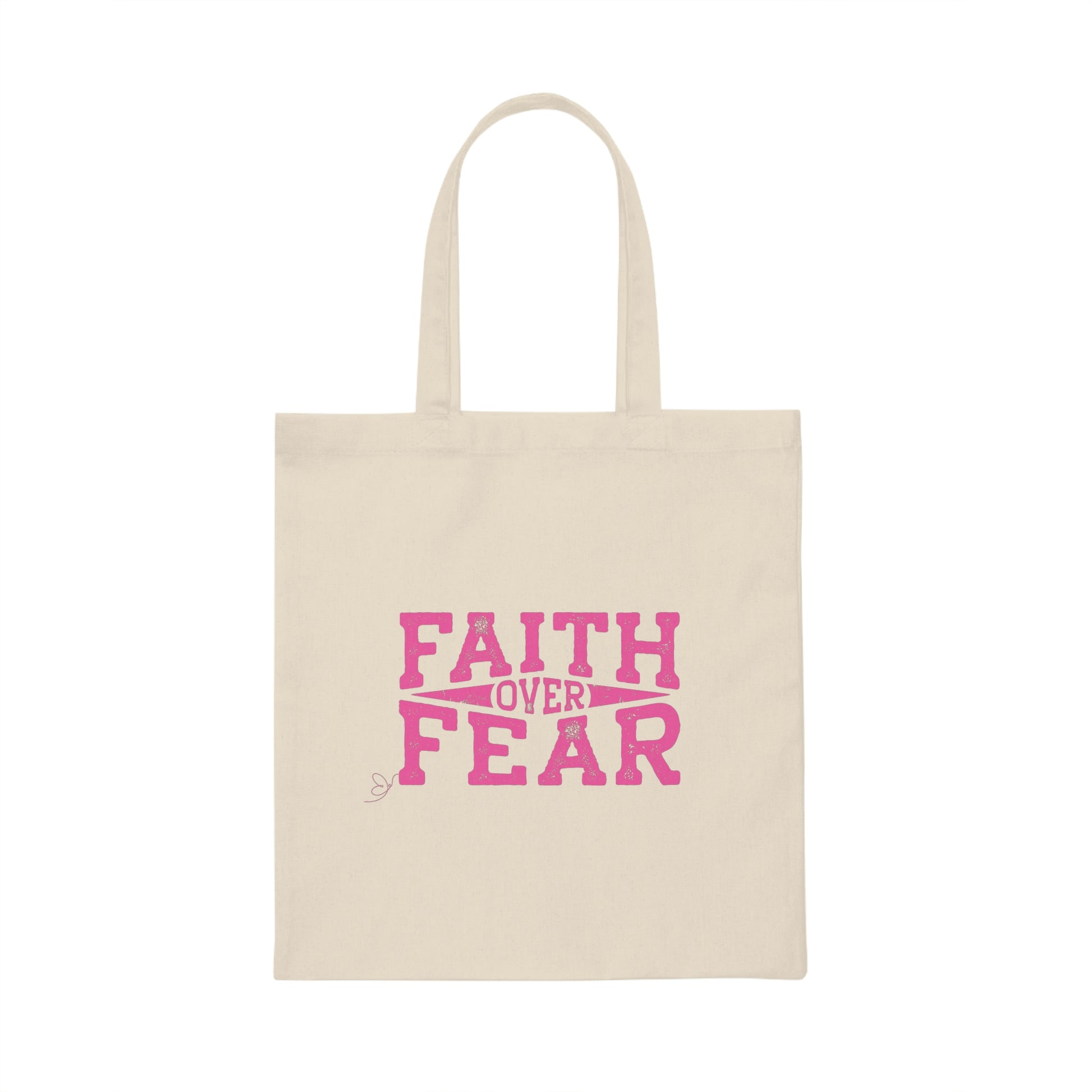 canvas tote bag reads "Faith over Fear" *** See Matching Tee, Mug and Mousepad, perfect gift for new Christian, new pastor, graduation tote bag, gift bag for higher learning, Inspirational tote bag gift. This personalized canvas&nbsp; tote bag would be an excellent addition to your bag collection.