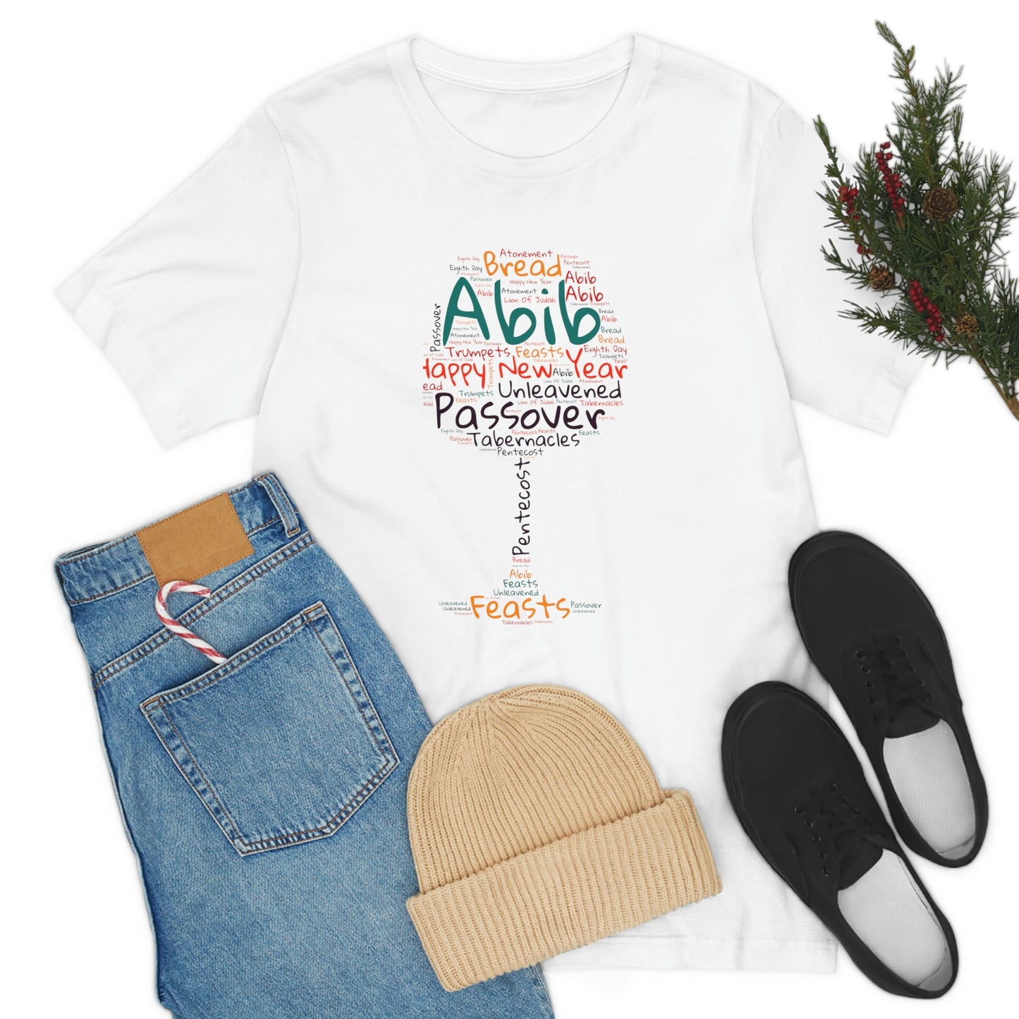 Happy New Year religious tee, Christian gift tee, Abib tshirt, Jesus shirt, Hebrew tee, Israelite party t-shirt unisex tee, new year tee, Jewish new year t-shirt, Passover tee