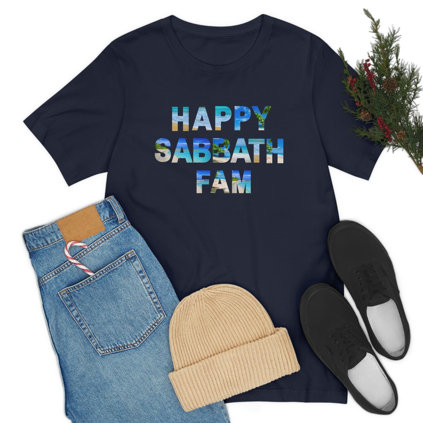 Happy Sabbath Fam Religious t-shirt, Christian gift tee, Hebrew tshirt, Sabbath tee, Family graphic tee , Israelite tshirt, 4th Commandment tee, 7th Day tshirt gift for mom or dad