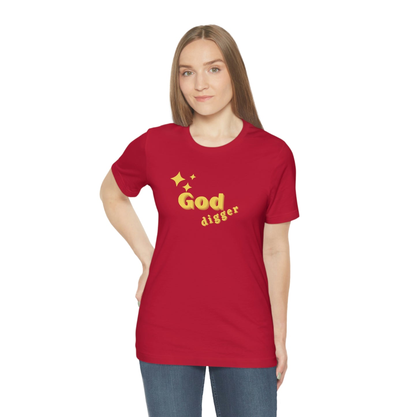 God Digger-Christian tee, Jesus shirt, Inspirational tshirt, Bible gift, faith tee, funny religious tee , believers gift tee