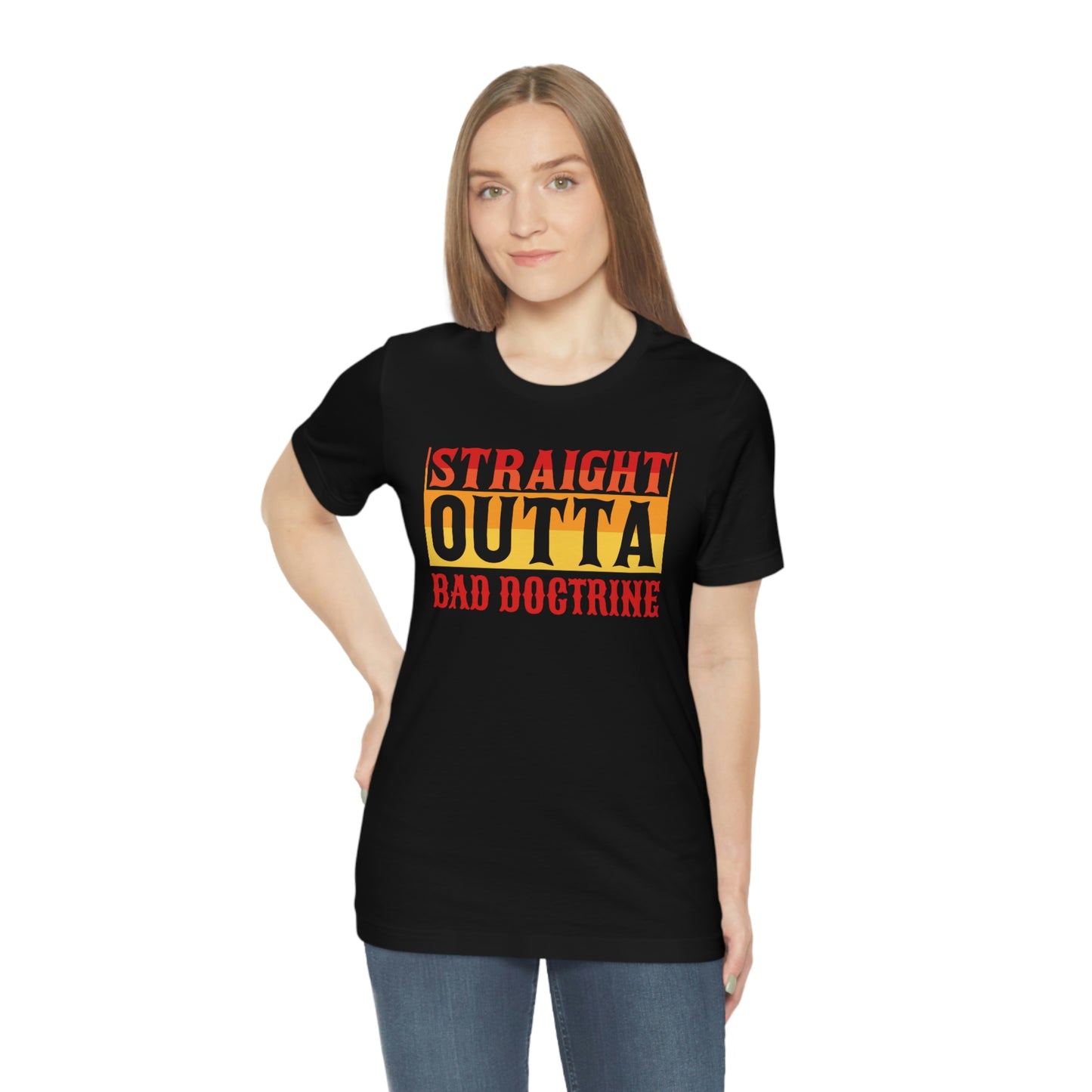 Straight Outta Bad Doctrine-Seminary gift tee, Religious tshirt, Christian gift, Bible study tee gift, Jesus tee, faith shirt